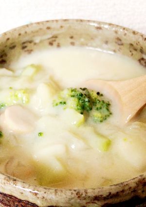 牛乳小麦粉不使用!豆乳のクラムチャウダー-レシピのメイン写真