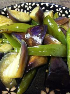 簡単美味・茄子とピーマンの炒め煮-レシピのメイン写真
