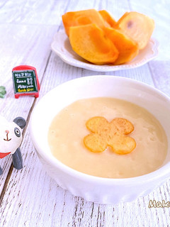 自家製甘酒で柿とシナモンの健康ドリンク♡-レシピのメイン写真