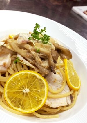 ハマチと柑橘のオイルパスタ-レシピのメイン写真