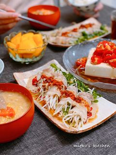 レンジで5分☆もやしと豆苗の豚肉巻き-レシピのメイン写真