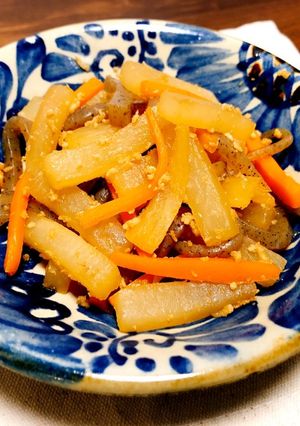 大根炒め　きんぴら大根　ダイエットレシピ-レシピのメイン写真