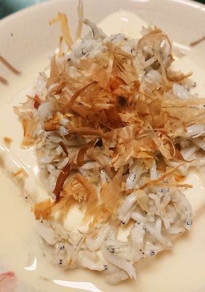 30秒レシピ しらすと豆腐の豆乳がけ-レシピのメイン写真