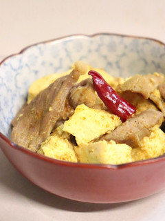 美味★簡単★豚肉と豆腐の炒め物カレー風味-レシピのメイン写真