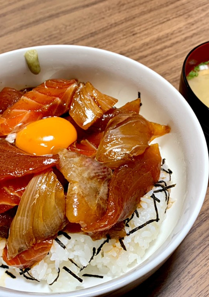 海鮮漬け丼-レシピのメイン写真
