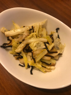 白菜の塩昆布和え-レシピのメイン写真