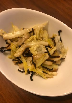 白菜の塩昆布和え-レシピのメイン写真