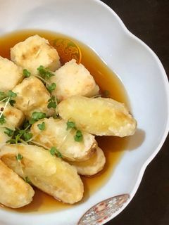 揚げ出し豆腐と揚げ出しじゃがいも-レシピのメイン写真