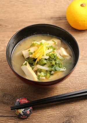 簡単！もやしと厚揚げのお味噌汁-レシピのメイン写真