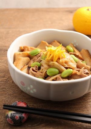 簡単5分！厚揚げ肉豆腐-レシピのメイン写真
