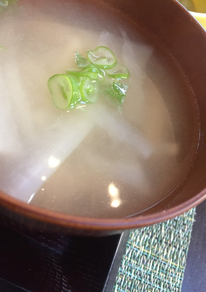 大根と揚げの味噌汁-レシピのメイン写真