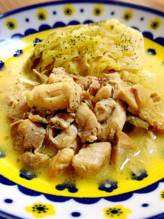 鶏もも肉とキャベツのレモンバター煮-レシピのメイン写真
