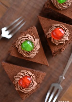 本格バレンタイン♡半熟チョコチーズケーキ-レシピのメイン写真