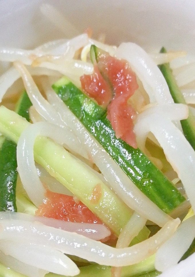 もやしときゅうりの梅肉和え-レシピのメイン写真