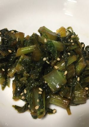 大根の葉で佃煮！ご飯のお供に！-レシピのメイン写真
