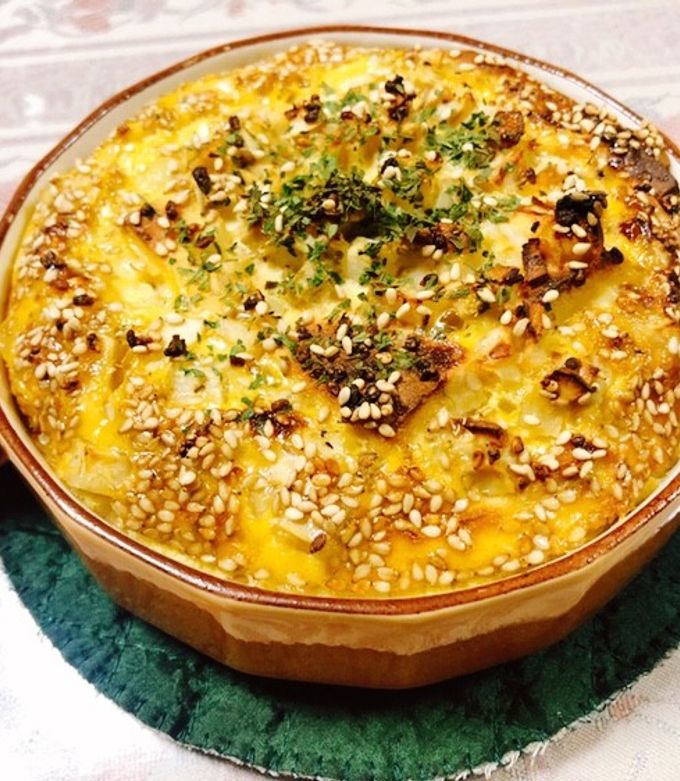 簡単！菊芋と高野豆腐の味噌キッシュ-レシピのメイン写真
