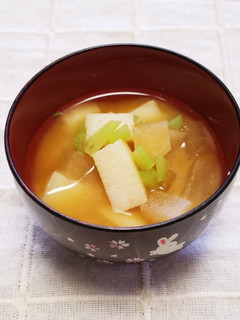 ☆大根・長芋のコロコロ味噌汁☆-レシピのメイン写真