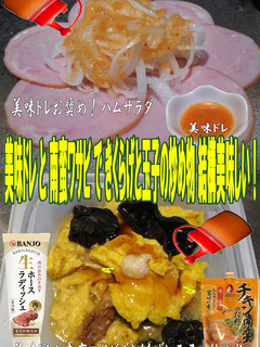 美味ドレ南蛮ワサビきくらげと玉子の炒め物-レシピのメイン写真