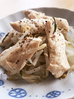 鶏むね肉と白菜もやしの塩レモン蒸し-レシピのメイン写真