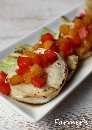 焼きかぶの中華風、彩サラダ-レシピのメイン写真