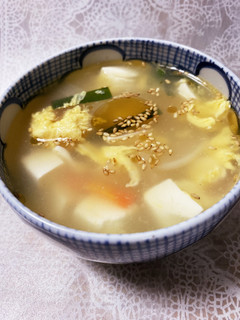 かぶとニラの中華ふわふわ玉子スープ-レシピのメイン写真