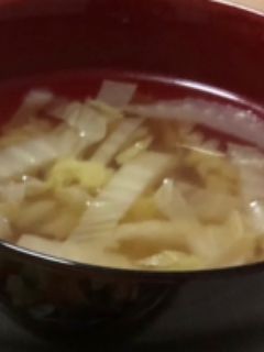 白菜のコンソメスープ-レシピのメイン写真