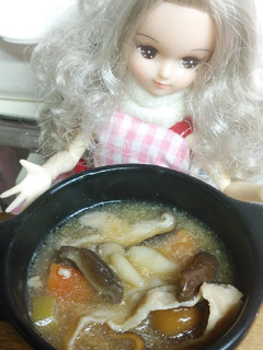 リカちゃん♡ひっつみ味変味噌鍋ꕤ*.゚-レシピのメイン写真