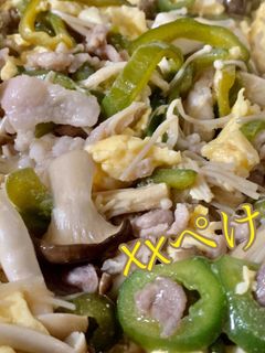 ★豚こまキノコのオイスター炒め-レシピのメイン写真