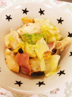 キャベツと鶏肉のおかかマヨ和え-レシピのメイン写真