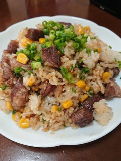 牛ステーキのガーリック炒飯-レシピのメイン写真
