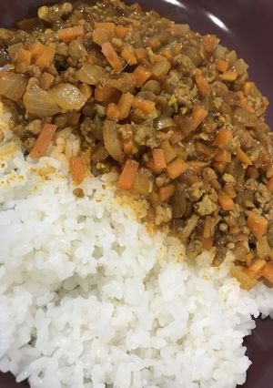 人参たっぷり！レンジで時短キーマカレー-レシピのメイン写真