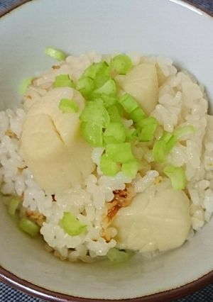 〈適量レシピ〉ホタテの炊き込みご飯-レシピのメイン写真