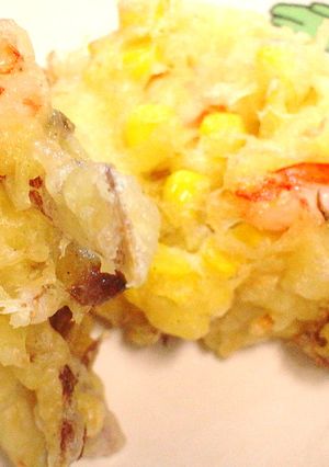 【甘い天ぷら】とうもろこしかき揚げ-レシピのメイン写真