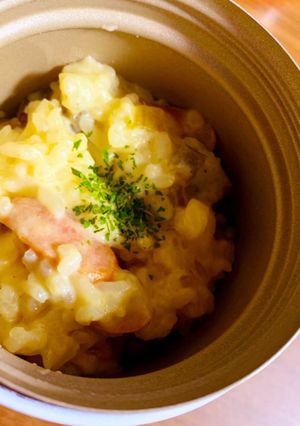 さつま芋ご飯アレンジ！簡単リゾット♡-レシピのメイン写真