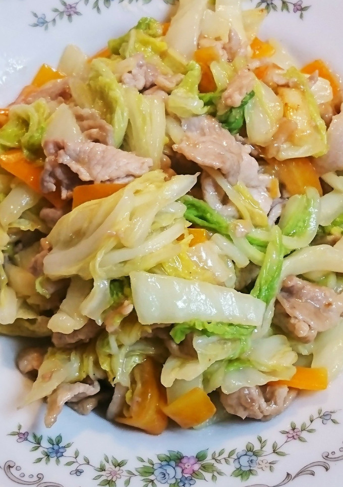 【簡単】白菜の塩炒め-レシピのメイン写真