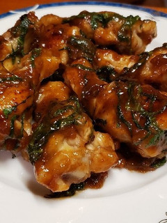 甘梅しそで♪こっくり♪手羽元焼き-レシピのメイン写真