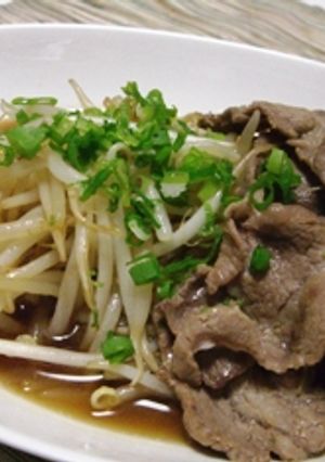 しゃきしゃきもやしと豚肉のポン酢炒め-レシピのメイン写真