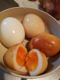 ゆで卵→味付け卵→燻製卵-レシピのメイン写真