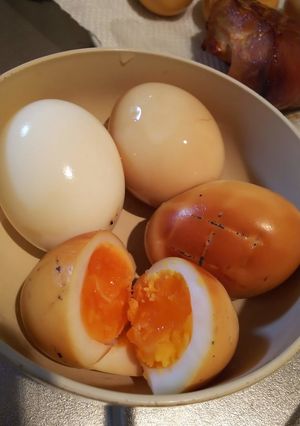 ゆで卵→味付け卵→燻製卵-レシピのメイン写真