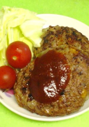 【ふわふわ美味しい】お麩ハンバーグ-レシピのメイン写真