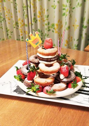 イベントごとに簡単ドーナツタワー-レシピのメイン写真