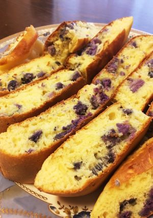 彩り綺麗♡紫芋のパンケーキ-レシピのメイン写真