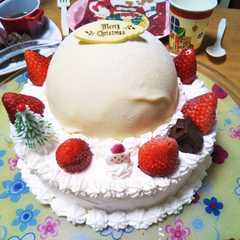 รูปของ ☆クリスマス☆デコレーションドームケーキ