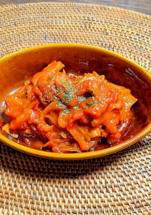 砂肝のトマト煮込み-レシピのメイン写真