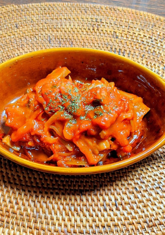 砂肝のトマト煮込み-レシピのメイン写真
