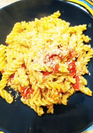 フレッシュトマトとリコッタチーズパスタ-レシピのメイン写真