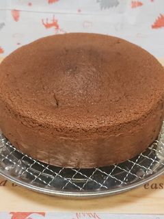 デコレーションケーキ用ココアスポンジ-レシピのメイン写真