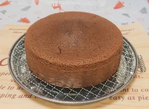 デコレーションケーキ用ココアスポンジ-レシピのメイン写真