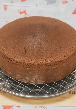 デコレーションケーキ用ココアスポンジ-レシピのメイン写真