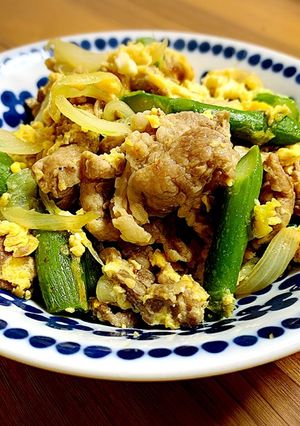 豚肉とアスパラの味噌炒め-レシピのメイン写真